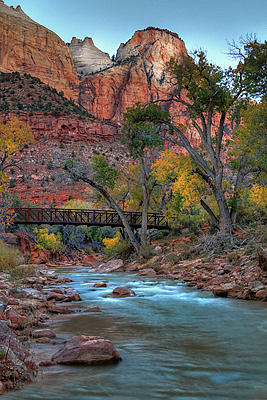 Virgin River In Zion N,p, Photograph