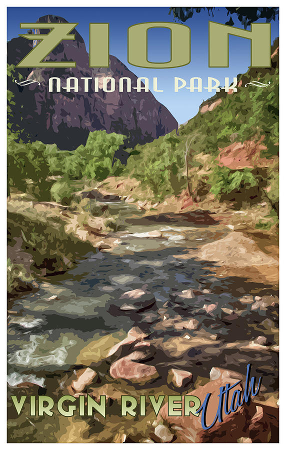 Virgin River Poster Photograph by Debby Richards