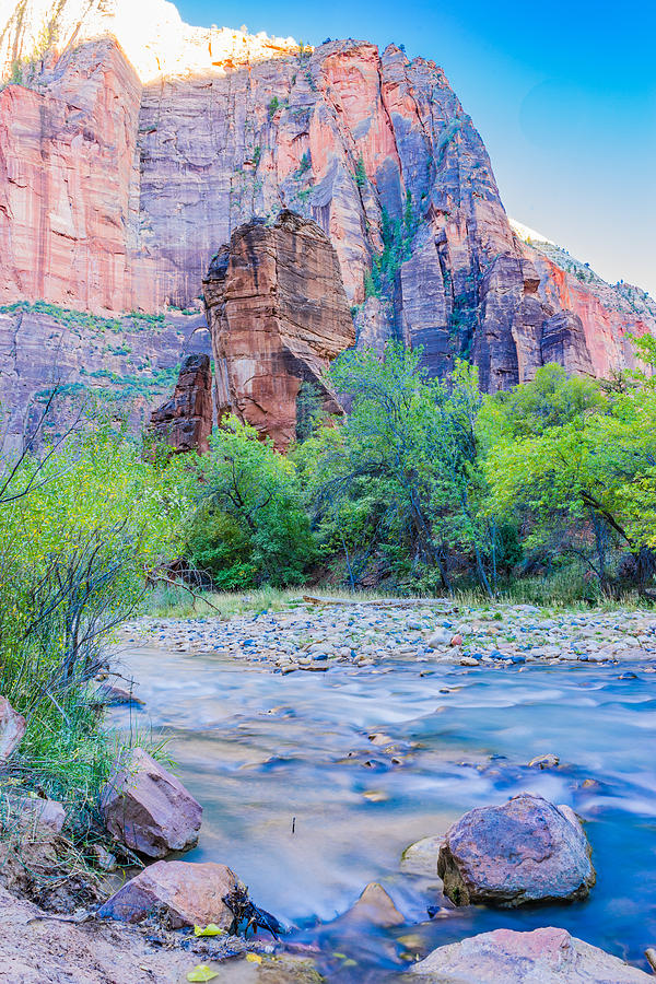 Virgin River, Zion National Park, Utah Photograph by Robert Alvarez