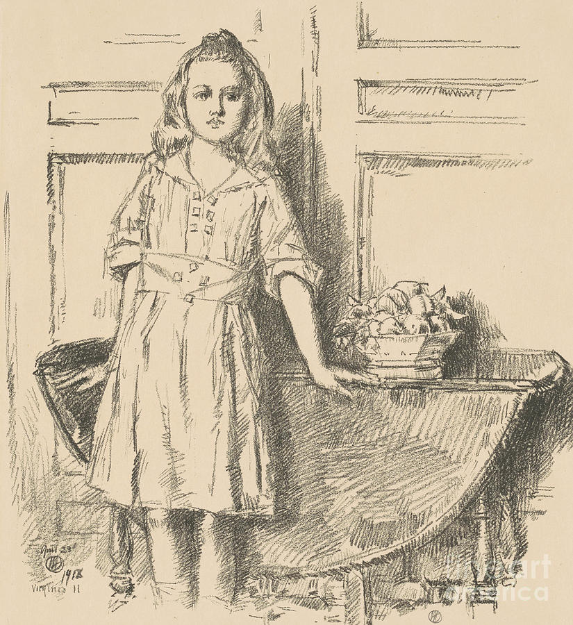 Virginia, 1918 Drawing by Childe Hassam