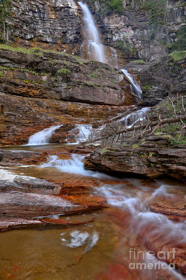 Virginia Falls Switchbacks Photograph by Adam Jewell - Fine Art America