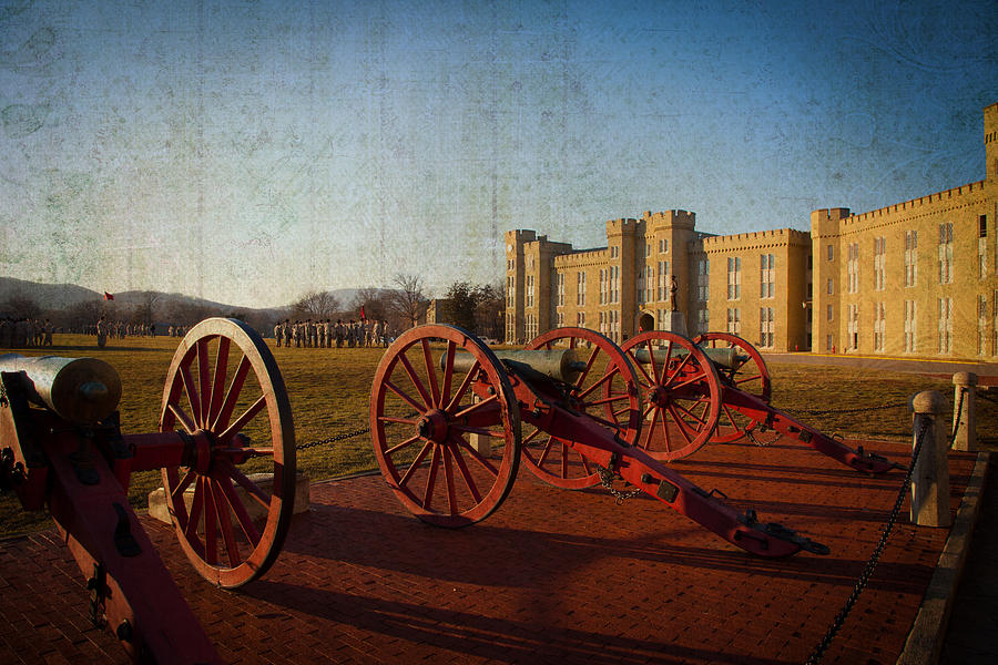 Virginia Military Institute Cannons Photograph by Melinda Fawver