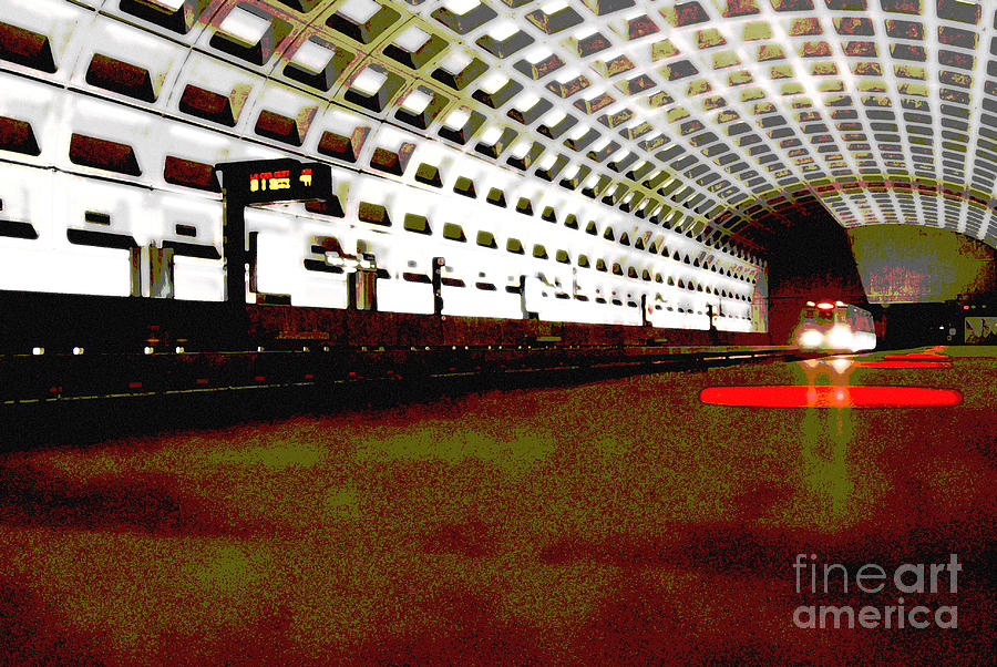 Architecture Photograph - Virginia Square Metro II by Michelle Hastings