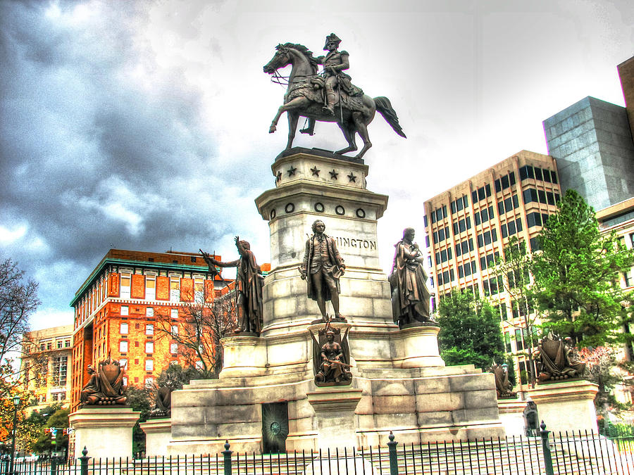 Virginia Washington Monument - Richmond VA Capital Sqare Photograph by ...