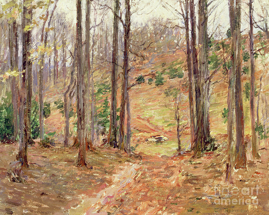 Virginia Woods, 1893 Painting by Theodore Robinson