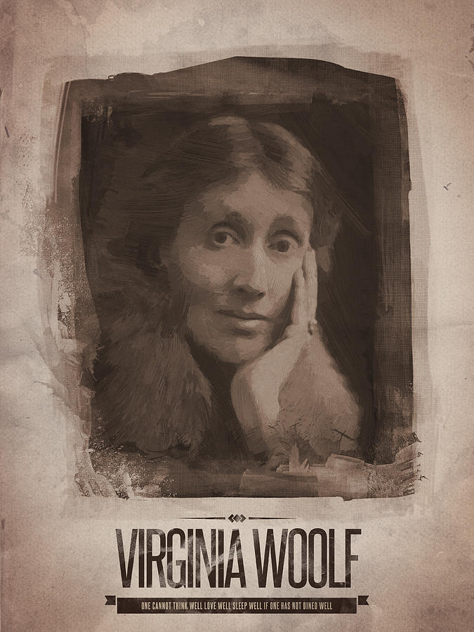 Virginia Woolf Digital Art