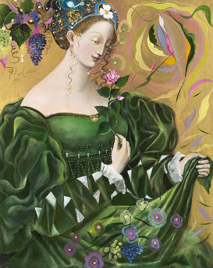 Grape Painting - Virgo by Annael Anelia Pavlova