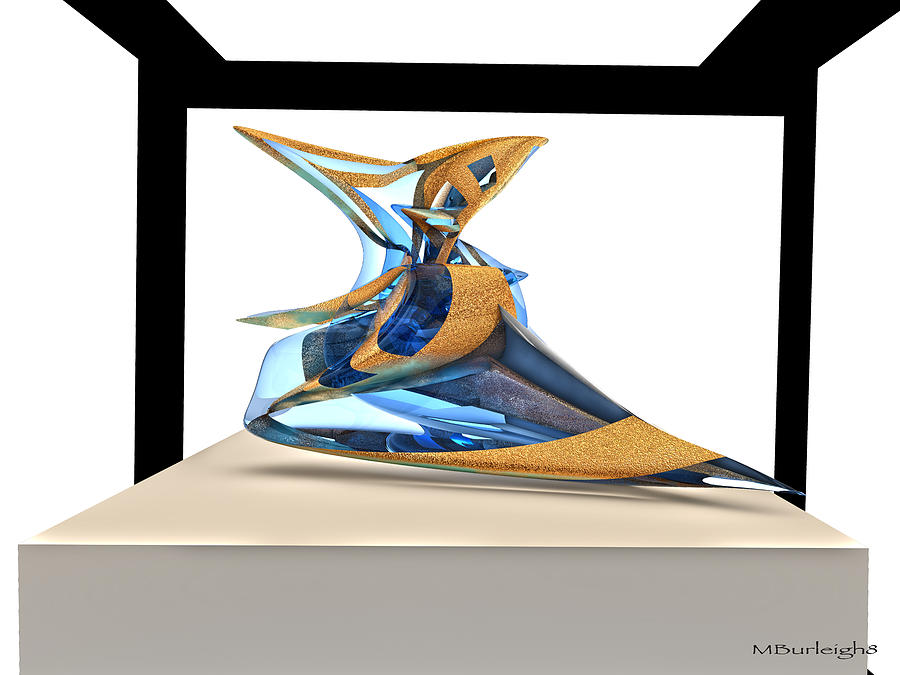 Virtual Sculpture 4 Digital Art by Michael Burleigh Fine Art America