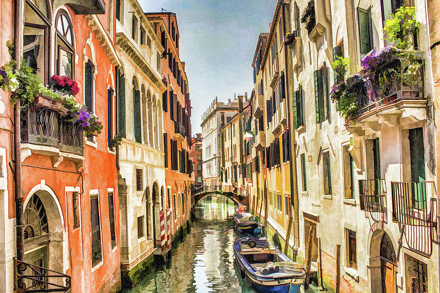 Virtual Venice Digital Art by Lisa Lemmons-Powers
