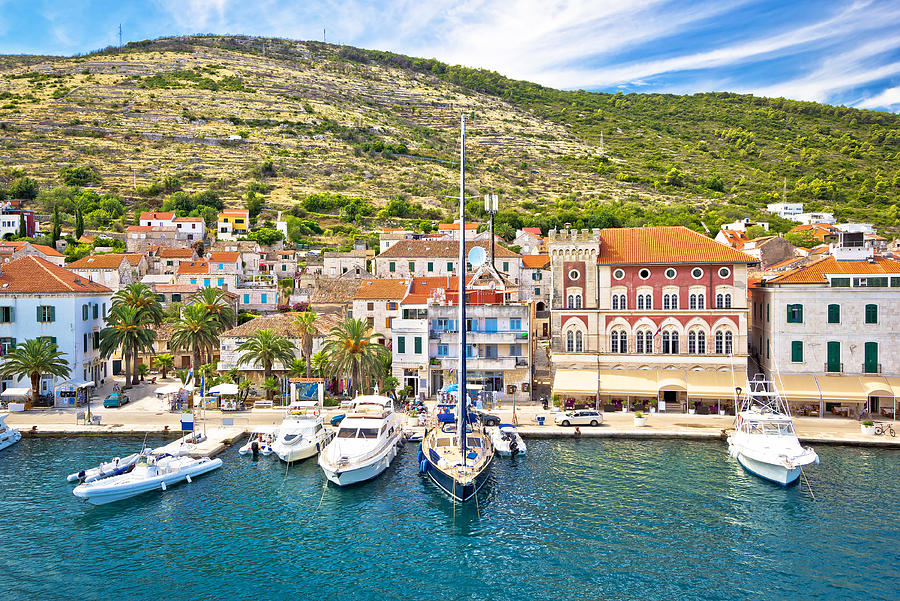 Vis island yachting waterfront view Photograph by Brch Photography