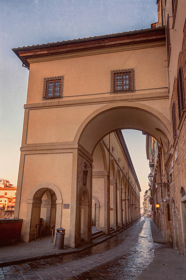 Visari Corridor Florence Italy Photograph by Joan Carroll