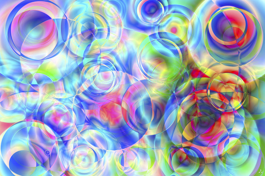 Colors Digital Art - Vision 4 by Jacques Raffin Colors Digital Art - Vision 4 by Jacques Raffin