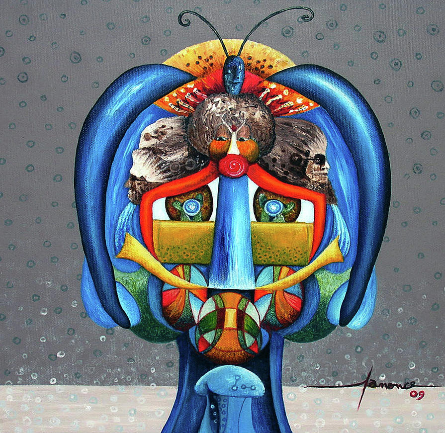 Vision Of The Princess Painting by Manonce Artist Vision Of The Princess Painting by Manonce Artist