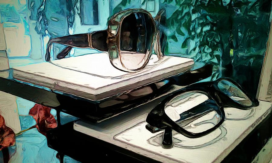 Glasses Painting - Vision by Rob Smiths