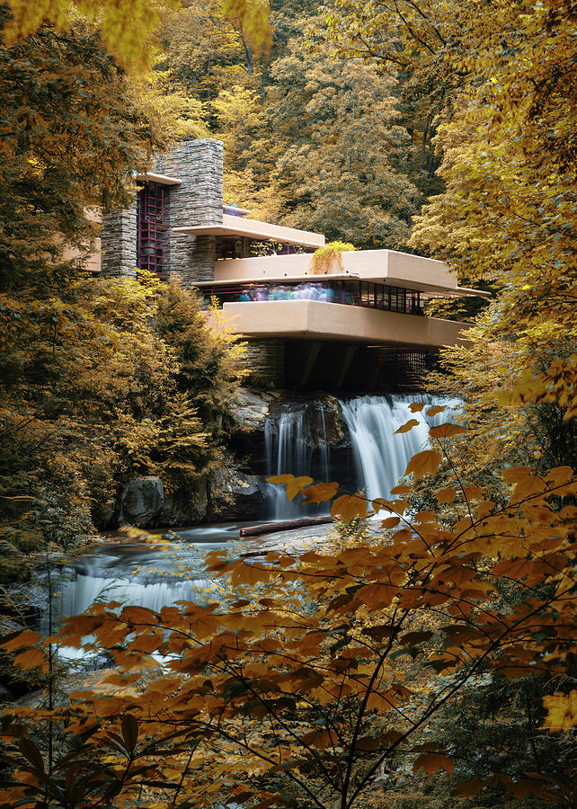 Visions of Fallingwater - #3 Photograph by Stephen Stookey