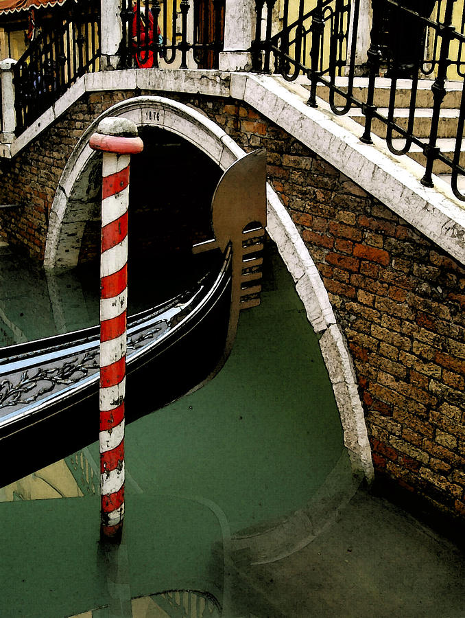 Italy Photograph - Visions of Venice 1. by Nancy Bradley