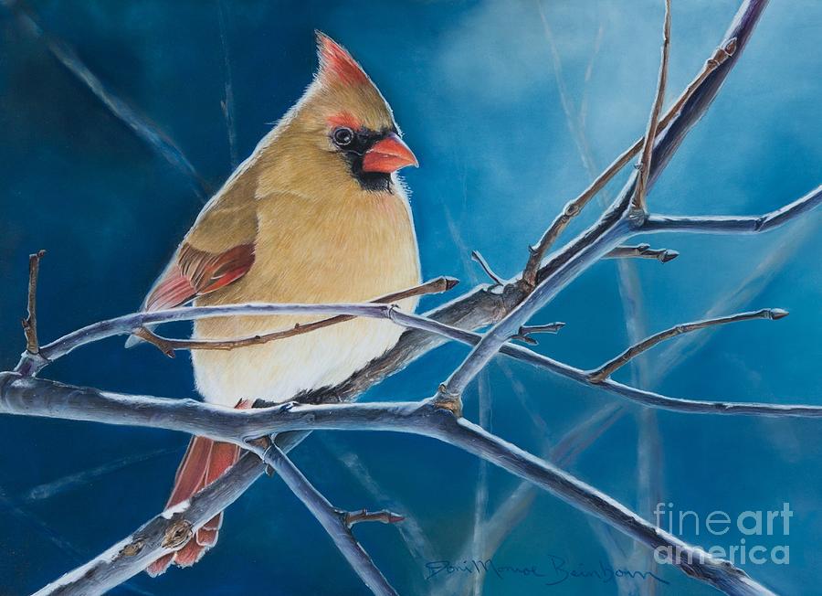 Cardinal Pastel - Visitor From Heaven by Joni Beinborn