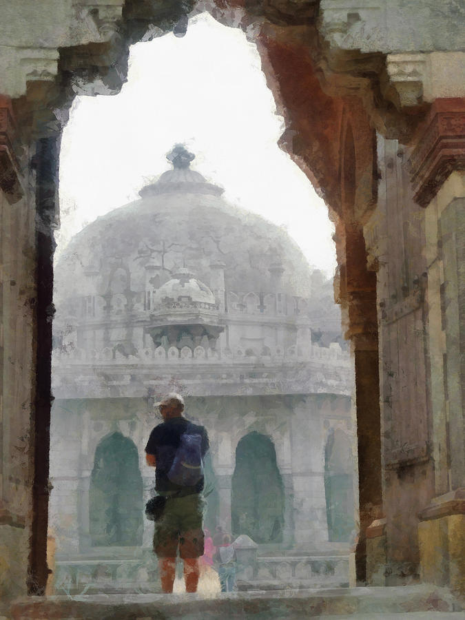 Visiting a heritage monument Photograph by Ashish Agarwal
