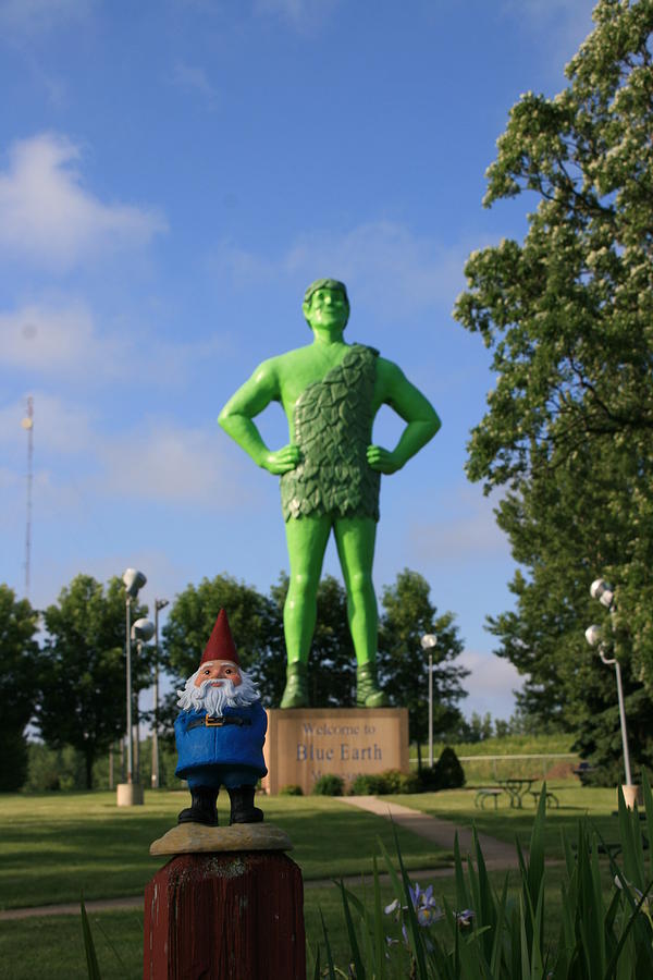 Visiting the Jolly Green Giant Photograph by George Jones