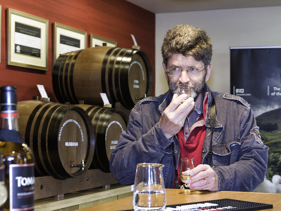 Visitor Samples Single Malt Whisky Photograph by Fran Gallogly