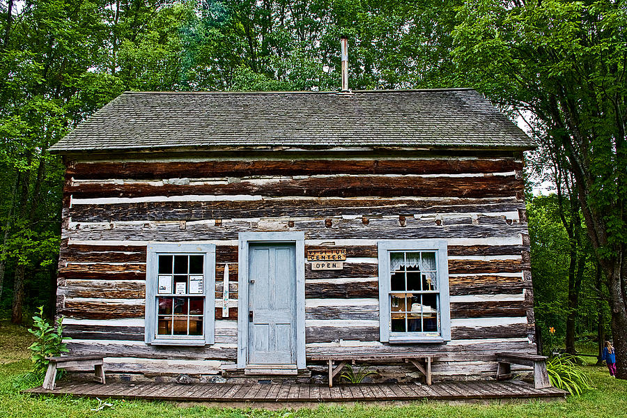 Visitor's Center in Old Victoria in Upper Peninsula-Michigan Photograph ...