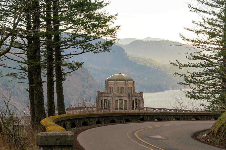 Vista House along Old Columbia Highway Photograph by David Gn