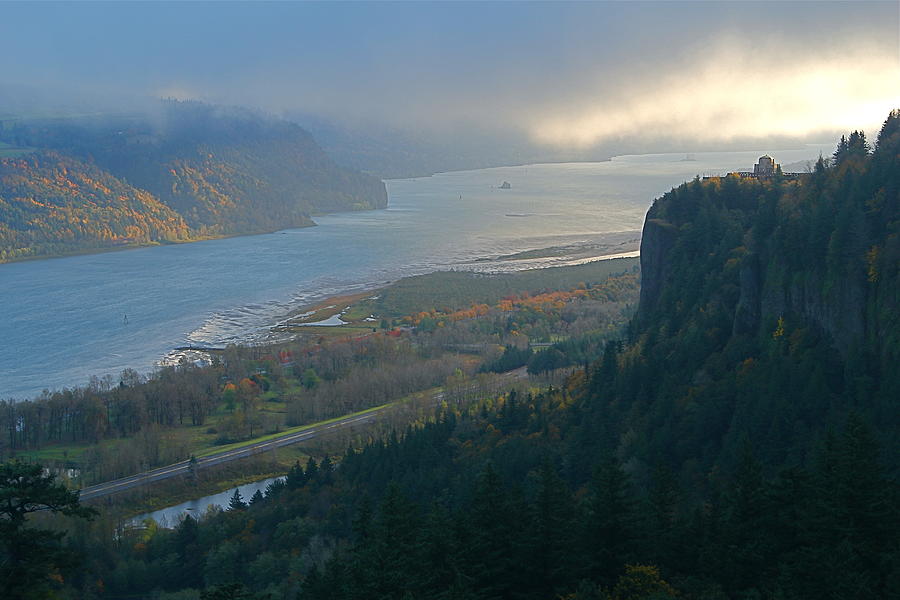 Vista House At Crown Point Photograph