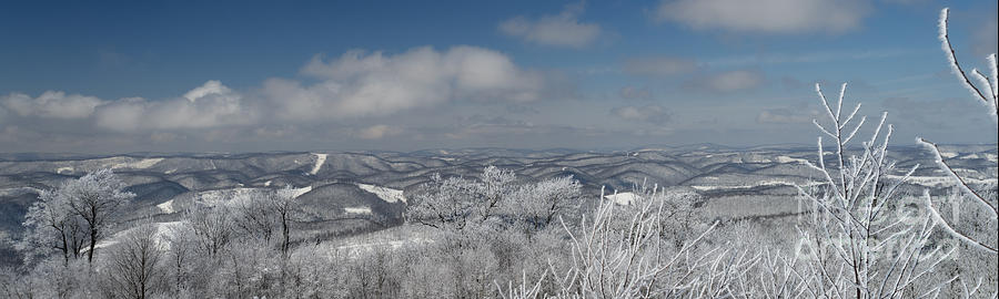 Vista view on West Virginia mountains Photograph by Dan Friend