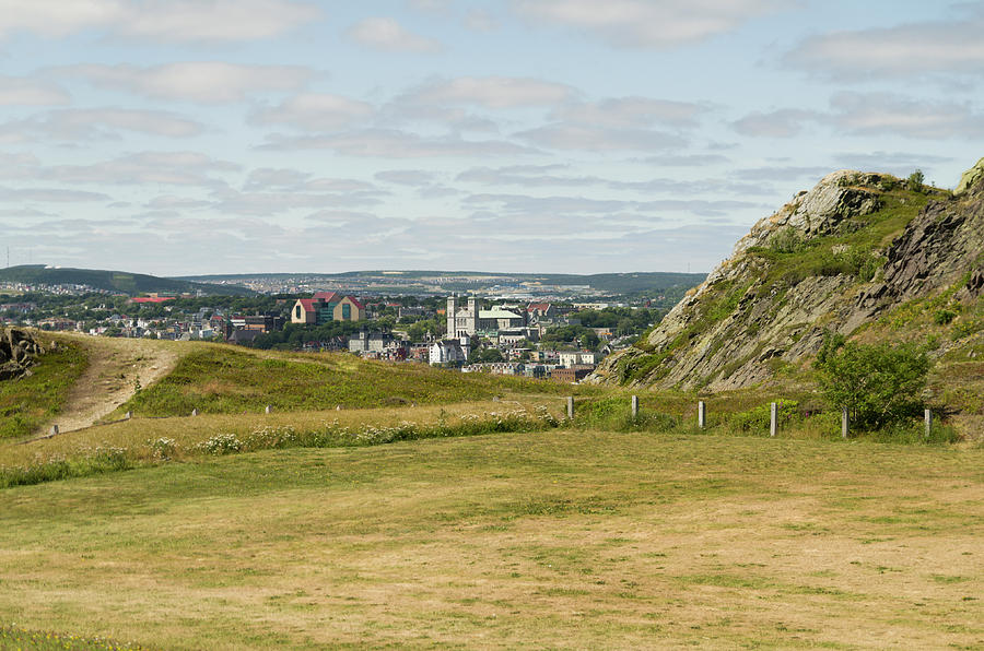 Vistas from along the walking trails of Signal Hill 5 Photograph by Bob