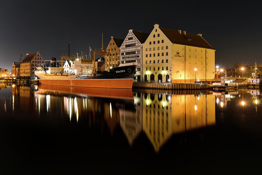 Vistula River in historic city of Gdansk Photograph by Jan Sieminski ...