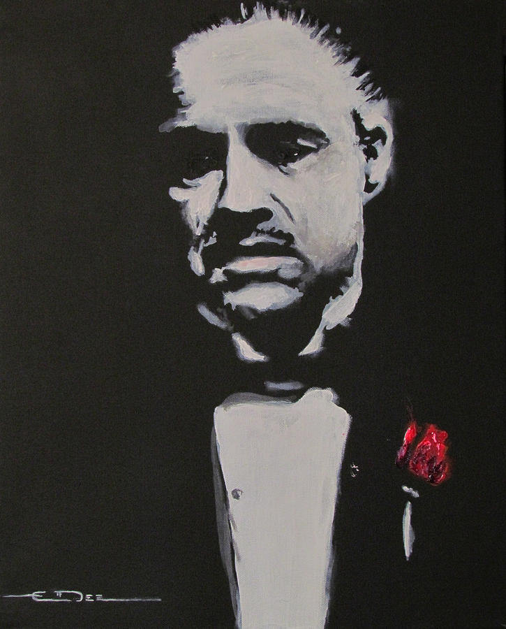 Vito Andolini Corleone Painting by Eric Dee