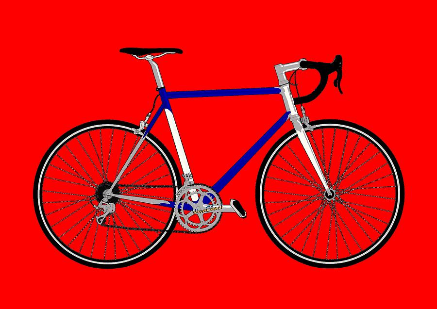 VivaChas Bicycle on Great Stuff Digital Art by Chas Sinklier