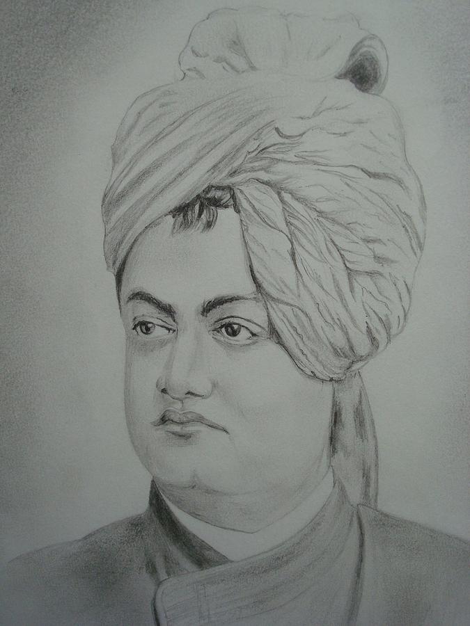 SWami Vivekananda Drawing by Rajarshi Dutta - Fine Art America-saigonsouth.com.vn