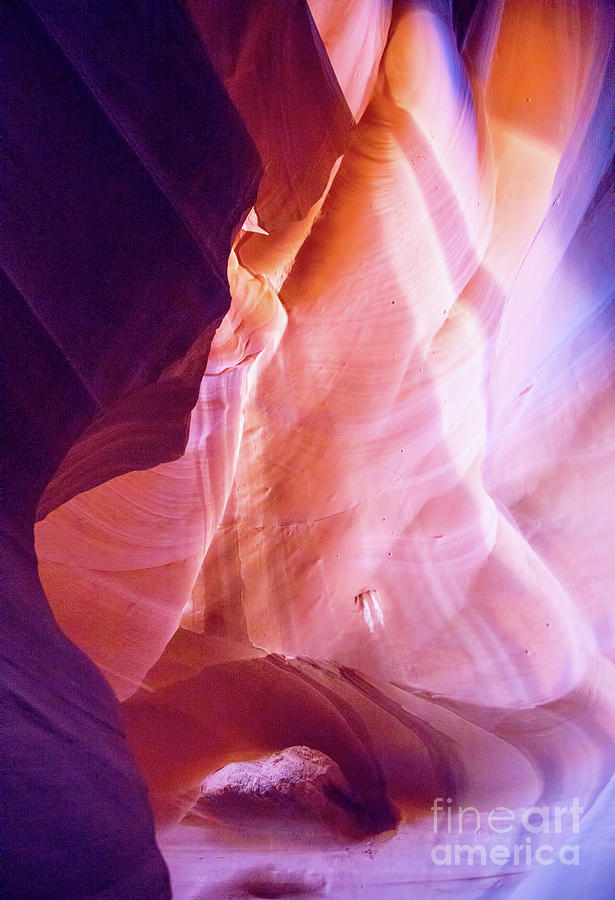 Vivid Colors Antelope Canyon  Photograph by Chuck Kuhn