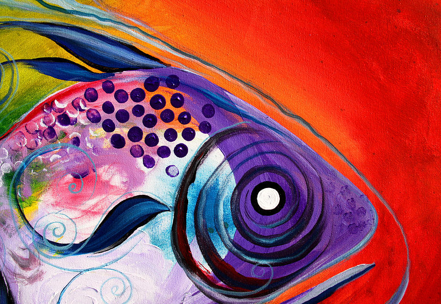 Vivid Fish Painting by J Vincent Scarpace