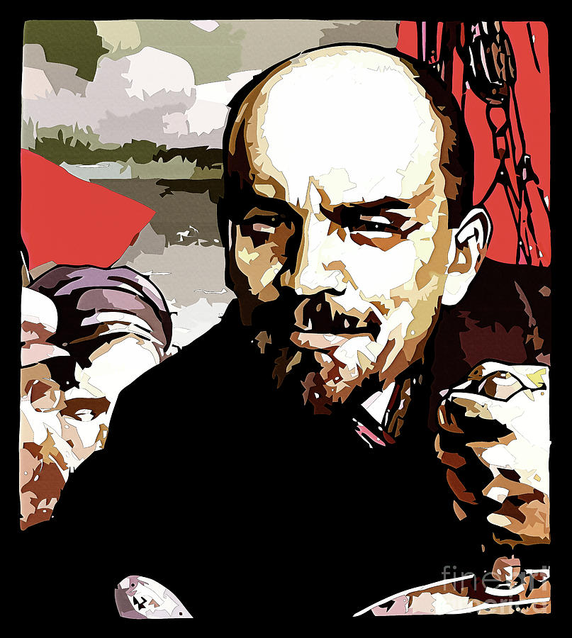 Vladimir Ilyich Ulyanov Lenin Digital Art by Heidi De Leeuw