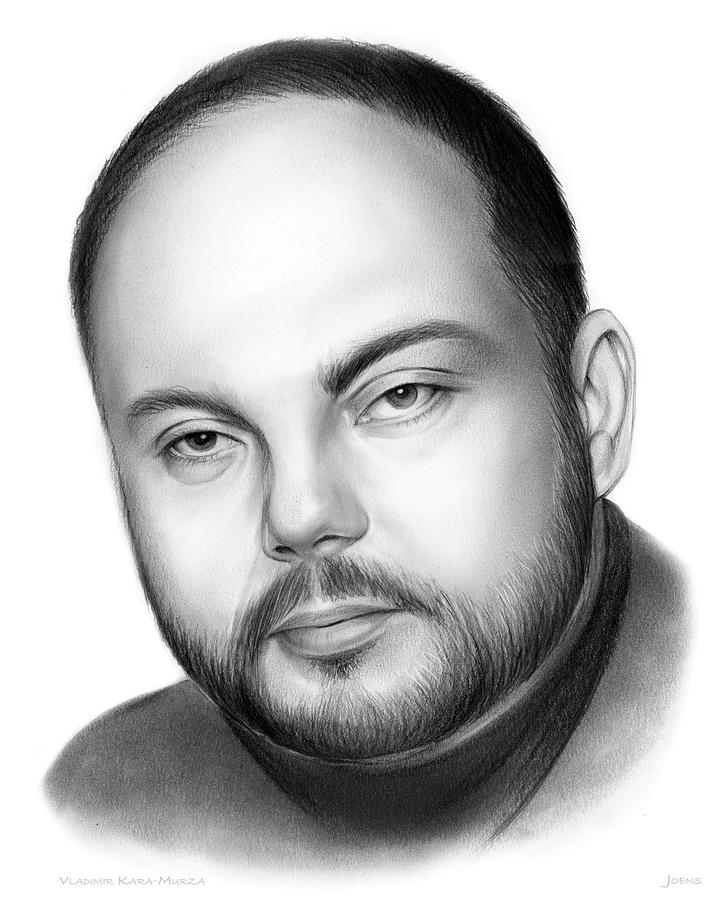 Vladimir Kara-Murza  Drawing by Greg Joens