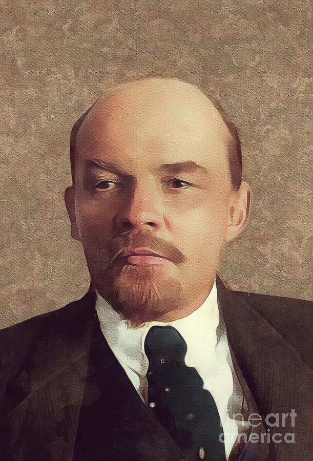 Vladimir Lenin, History Portraits Painting by Esoterica Art Agency