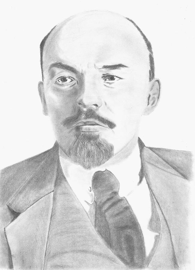 Realistic Drawing - Vladimir Lenin by Kanase Hangputjaikarn
