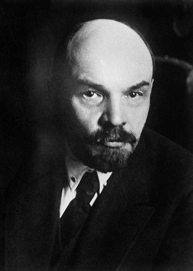 Vladimir Lenin Portrait Photograph by War Is Hell Store