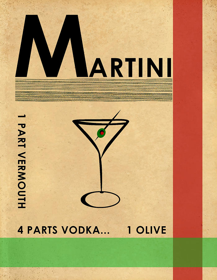 Beer Photograph - Vodka Martini by Mark Rogan