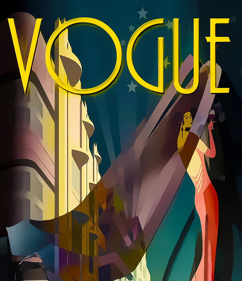 Vogue 4  Digital Art by Chuck Staley