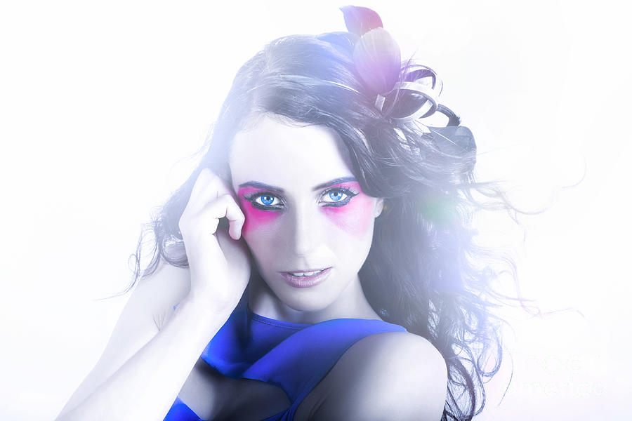 Vogue Style Woman With Beautiful Bright Makeup Photograph by Jorgo Photography