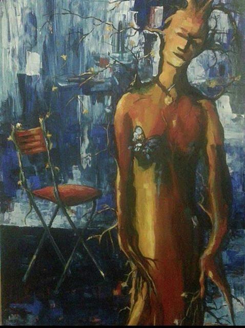 Life Painting - Voices within by Fareeha Usman