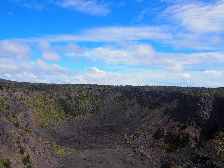 Volcanic Crater Photograph by Grace Sommers - Fine Art America