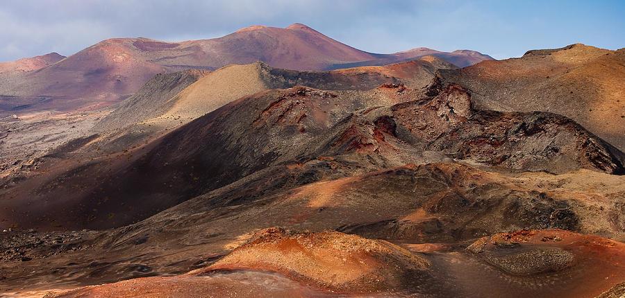 Volcano Photograph - Volcanic Ridges by Neil Buchan-Grant