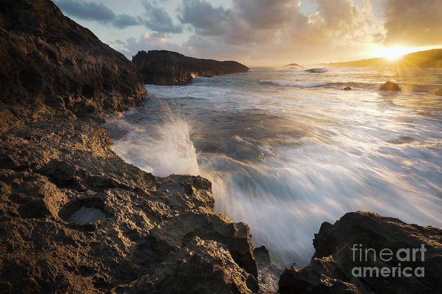 Volcanic Rock Sunrise Photograph by Ernesto Ruiz