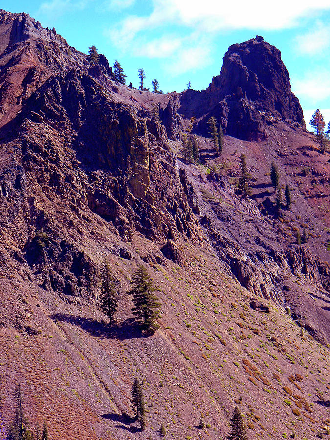 Volcanic Slopes Photograph by Frank Wilson