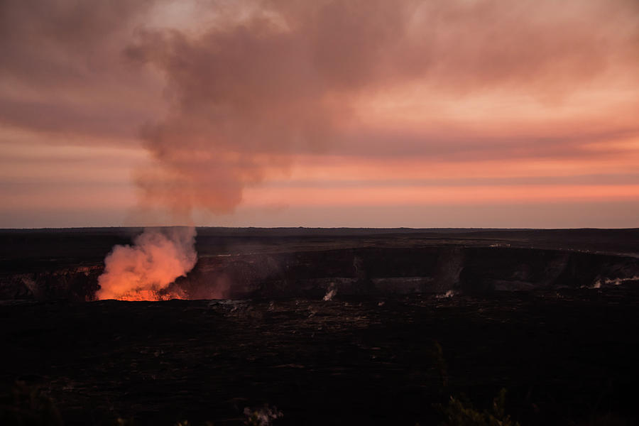 Volcanic Sunset Photograph by Jennifer Ancker