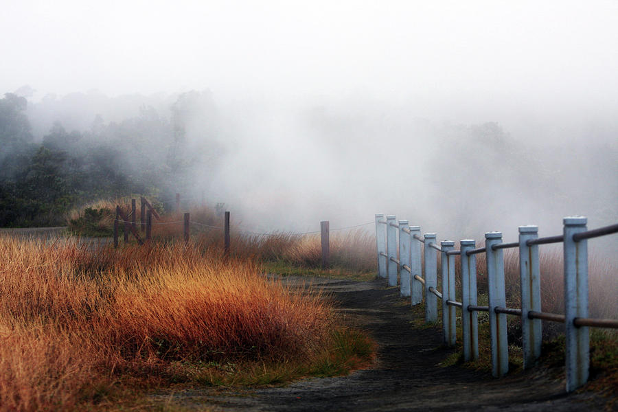 Volcano Photograph - Volcano Fence by Ty Helbach Volcano Photograph - Volcano Fence by Ty Helbach